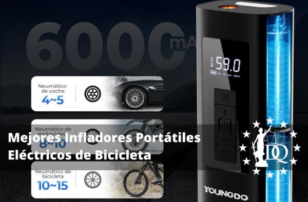 Mejores Infladores Portátiles Eléctricos de Bicicleta